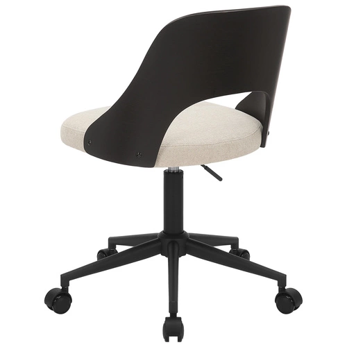 Fotel biurowy ergonomiczny obrotowy Lucy Actona beżowy nowoczesny do biura i gabinetu