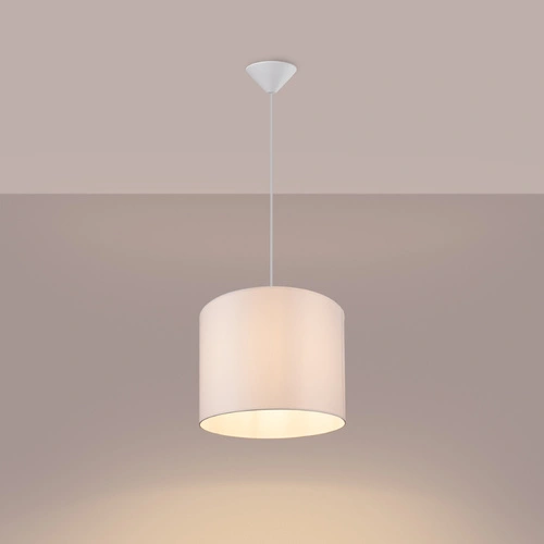 Lampa wisząca NOVA 30 biała minimalistyczna regulowana do salonu i jadalni