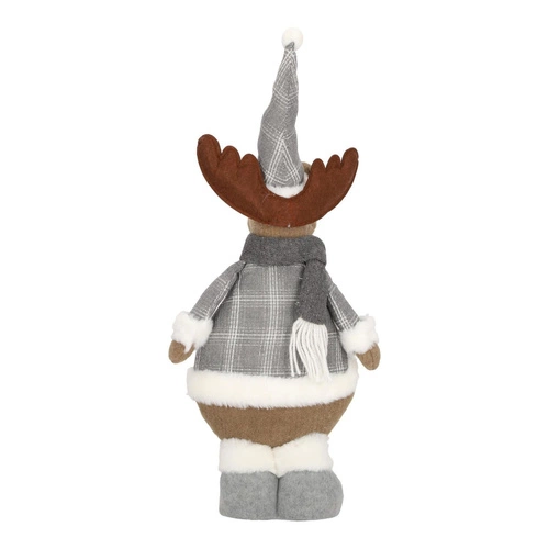 Renifer pluszowy Lucek szary