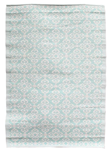 Dywan nowoczesny prostokątny na taras zewnętrzny Cannuccia morski 120x180 Intesi