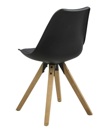 Krzesło Dima black/ dąb OUTLET