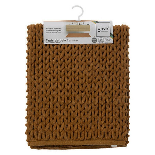 Dywanik łazienkowy Colors 5five simply smart miedziany bawełniany nowoczesny 50x120 cm