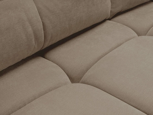 Sofa rozkładana 3 osobowa Bode z funkcją spania i pojemnikiem brązowa do salonu