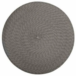 Podkładka 38 cm pleciona szara