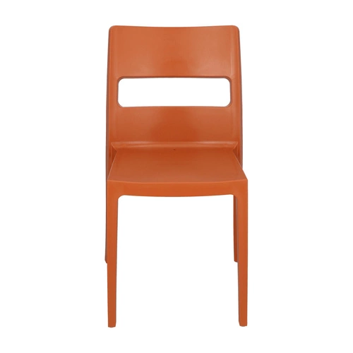 Krzesło ogrodowe z tworzywa sztaplowane Sai SCAB Design pomarańczowe do ogrodu i sali bankietowej