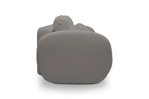 Sofa rozkładana Salby 3 osobowa z funkcją spania i pojemnikiem szara do salonu