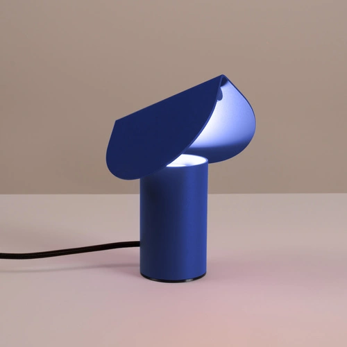 Lampa biurkowa LED BISCUIT nowoczesna niebieska do gabinetu