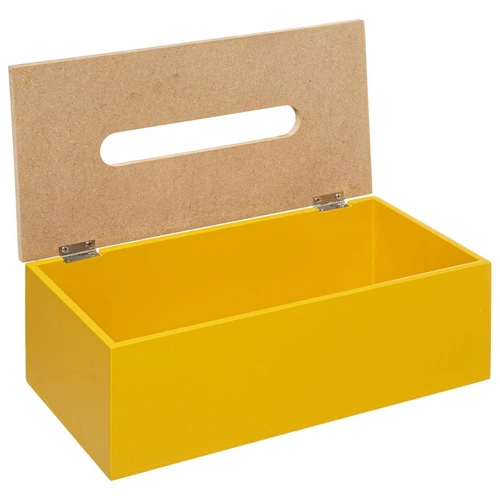Pudełko na chusteczki Modern żółte