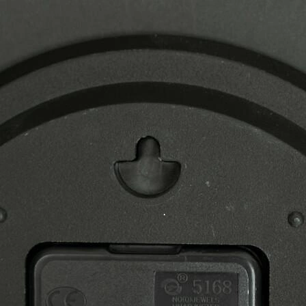 Zegar ścienny Doris 30 cm czarny nowoczesny cichy zegar do salonu z 3D cyframi Atmosphera