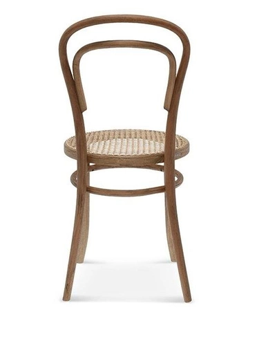 Krzesło drewniane Fameg 14 do jadalni i salonu retro, plecionka, personalizowane