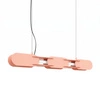 Lampa wisząca LED CHAIN 91 brzoskwiniowa nowoczesna nad stół