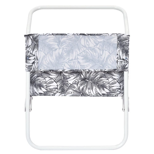 Krzesło plażowe składane Monstera Ventos nowoczesne krzesło ogrodowe metalowo-tkaninowe na plażę