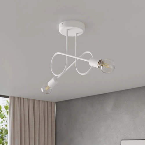 Żyrandol LOOP 2 biały