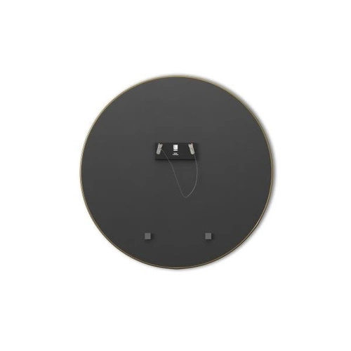 Lustro okrągłe wiszące Hubba 86 cm złote do przedpokoju i salonu nowoczesne Umbra