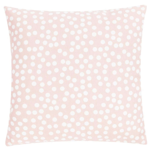 Poduszka dekoracyjna do salonu Allover Dots 45x45 bawełniana różowa Intesi