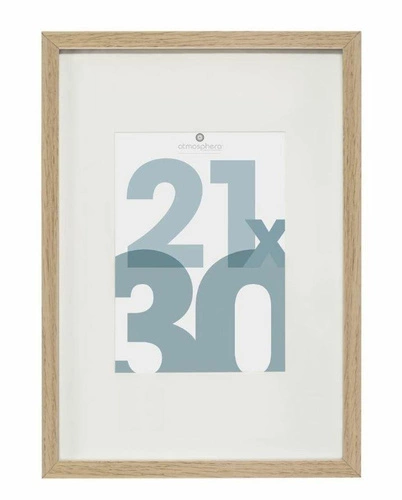 Ramka na zdjęcia 21x30 Wood slim Atmosphera wisząca naturalna drewniana nowoczesna
