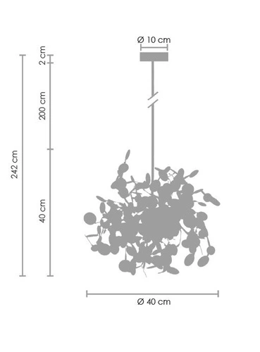 Lampa wisząca MONETTI złota 40 cm nowoczesna regulowana do salonu i jadalni