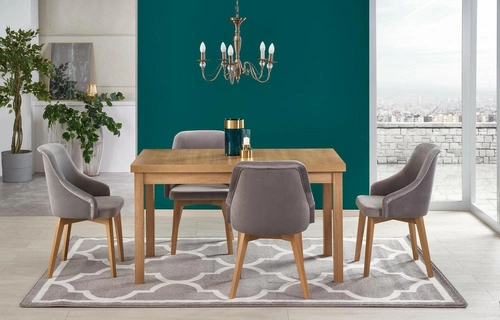 Stół rozkładany Tiago 2 do jadalni 140-220 cm nowoczesny dąb naturalny Intesi