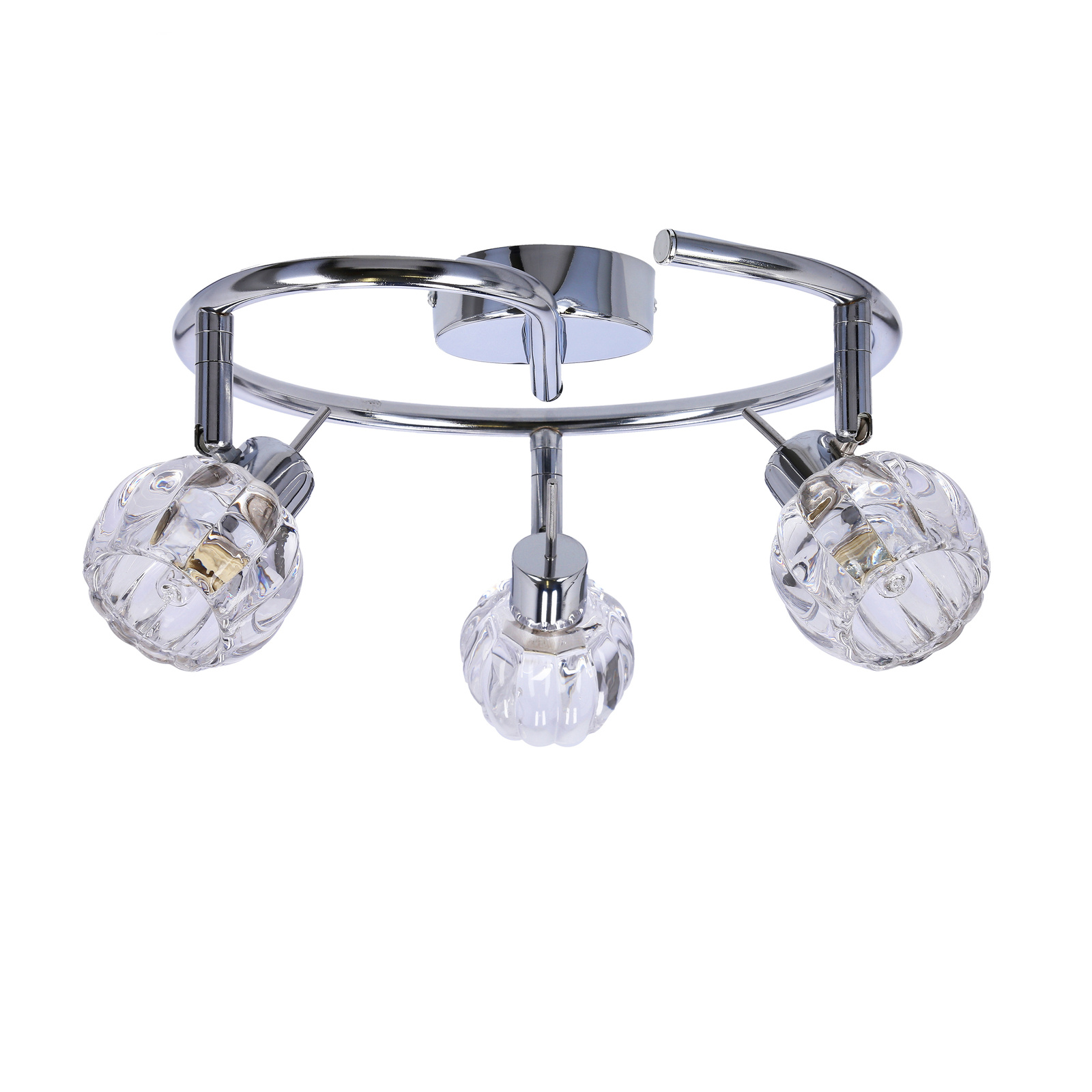 Lampa sufitowa Bombola spirala 3x40W G9 chrom bez żarówek