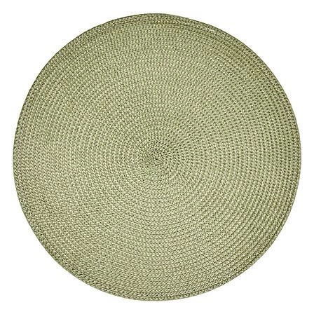 Okrągła podkładka pod talerz oliwkowa 38 cm pleciona do kuchni 5five simply smart