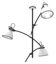 Lampa wisząca Zumba 3x60W E27  biały+czarny