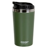 Kubek turystyczny Intesi zielony stalowy 350 ml na kawę i herbatę podróżny
