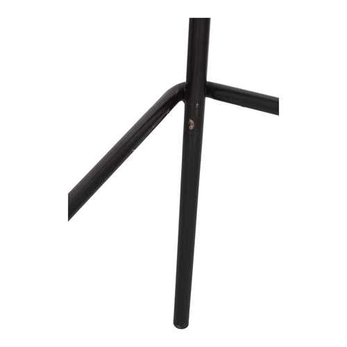 Stołek barowy Grego czarny 75 cm OUTLET