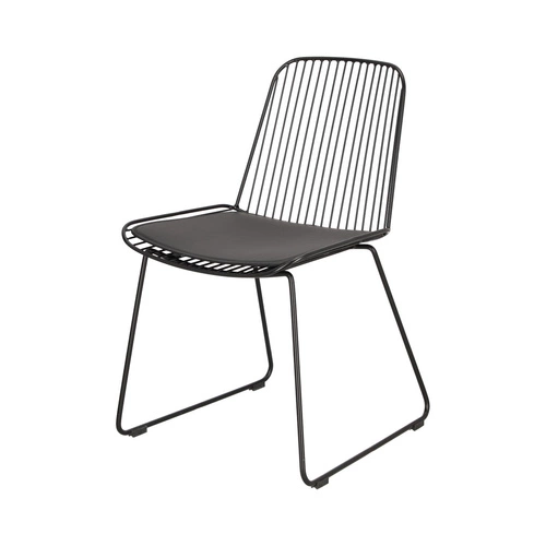 Krzesło Dill z poduszką Black Outlet