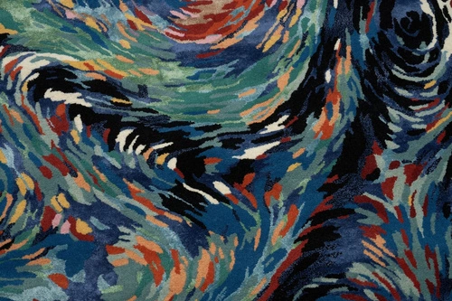 Dywan Flores Blue 160 x 230 cm Handmade