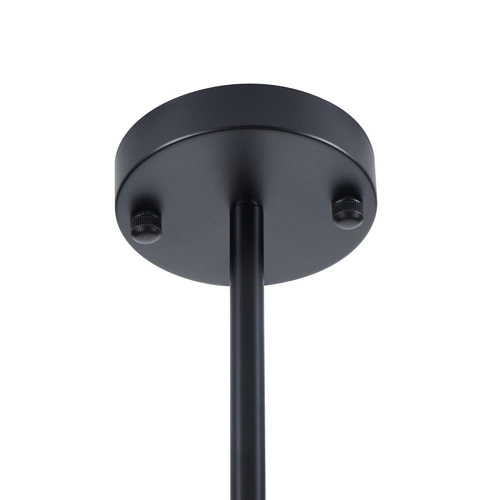 Lampa wisząca LED CLEX 6-punktowa czarna 100 cm nowoczesna do salonu i jadalni