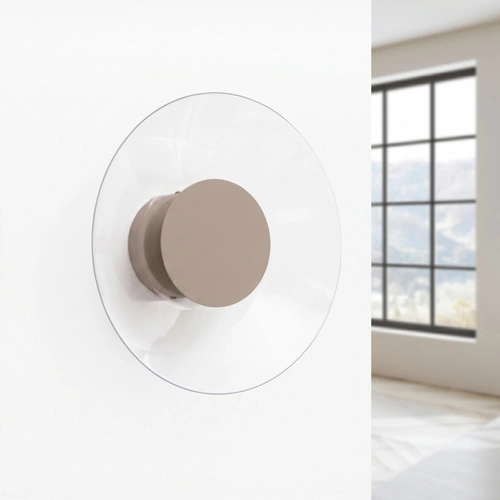 Kinkiet ścienny ASTRO LED taupe nowoczesny do salonu 28 cm