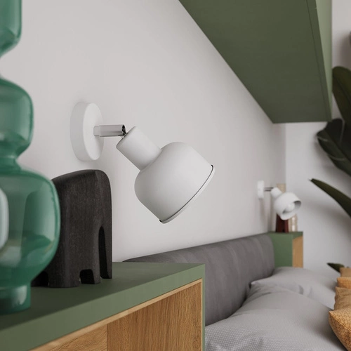 Plafon sufitowy ELBA 2 biały metalowy loftowy do salonu i sypialni SOLLUX LIGHTING