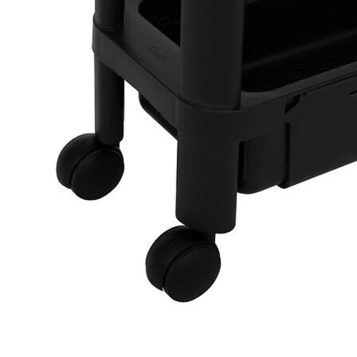 Wąski plastikowy wózek na kółkach 4-poziomowy z regulacją głębokości do kuchni lub łazienki 5five