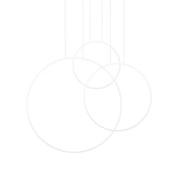 Lampa wisząca LED RIO 3 biała nowoczesna do salonu i jadalni nad stół Thoro