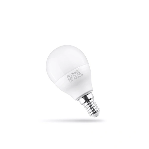 Żarówka LED E14 4000K 7,5W 680lm Sollux nowoczesna do lampki nocnej lub kinkietu