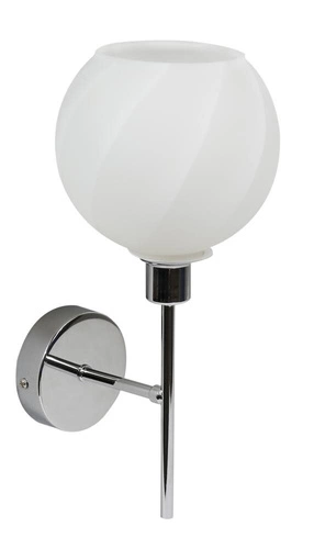 Kinkiet ścienny Raul nowoczesny biały szklany z regulacją do sypialni i salonu CANDELLUX