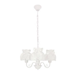 Lampa wisząca ROSSINI biała nowoczesna 3-punktowa do salonu i sypialni CANDELLUX