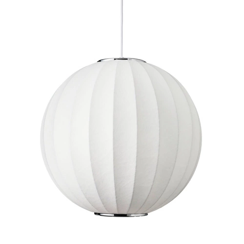 Lampa wisząca kula SILK biała 30 cm regulowana do salonu i kuchni Step into Design
