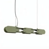 Lampa wisząca LED CHAIN 91 zielona oliwka nad wyspę nowoczesna