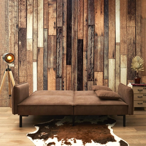 Sofa rozkładana Canif brązowa