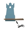 Kinkiet Tower lampa 4W LED 4000K iq kids  z przewodem niebieski