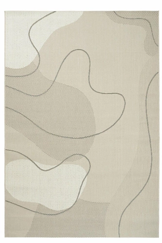 Dywan zewnętrzny Musa 160x230 beżowy nowoczesny łatwy w czyszczeniu na taras Carpet Decor