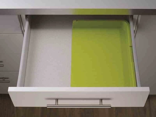 JJ - Organizer do szuflad na sztućce, szary