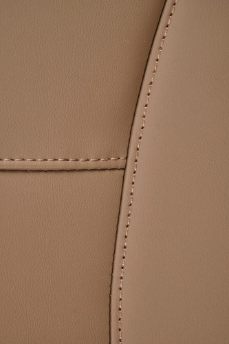 Fotel biurowy ergonomiczny obrotowy Sidoni cappuccino skóra ekologiczna do biura i gabinetu