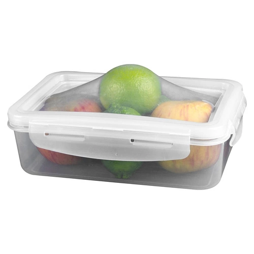 Lunch box śniadaniówka z elastyczną pokrywą szary