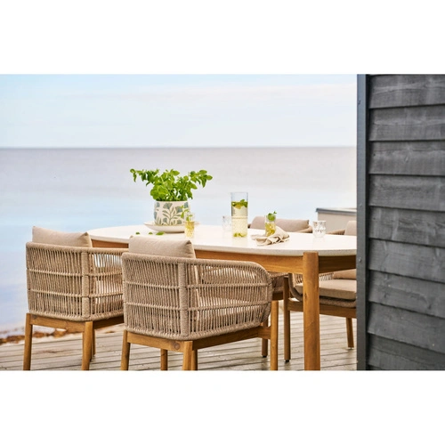 Doniczka ceramiczna Miłorząb biała do salonu House Nordic 22,5 cm