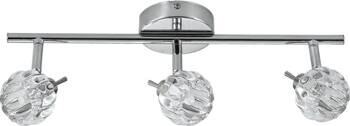 Lampa sufitowa Bombola listwa 3x40W G9  chrom bez żarówek