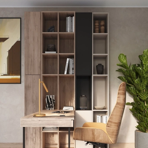 Lampa biurkowa Pastelo nowoczesna złota z ruchomym kloszem do sypialni i gabinetu 43 cm