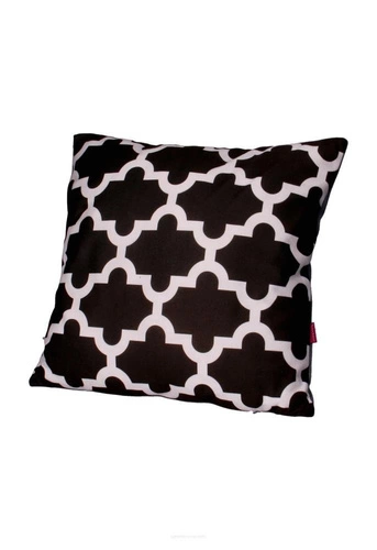 Poduszka dekoracyjna welurowa Glam black 40x40 cm antyalergiczna do salonu Intesi