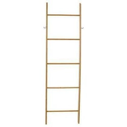 Atmosphera bambusowy wieszak łazienkowy na ręczniki 5-poziomowy drabinka do łazienki